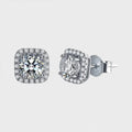 Cushion Halo Studs